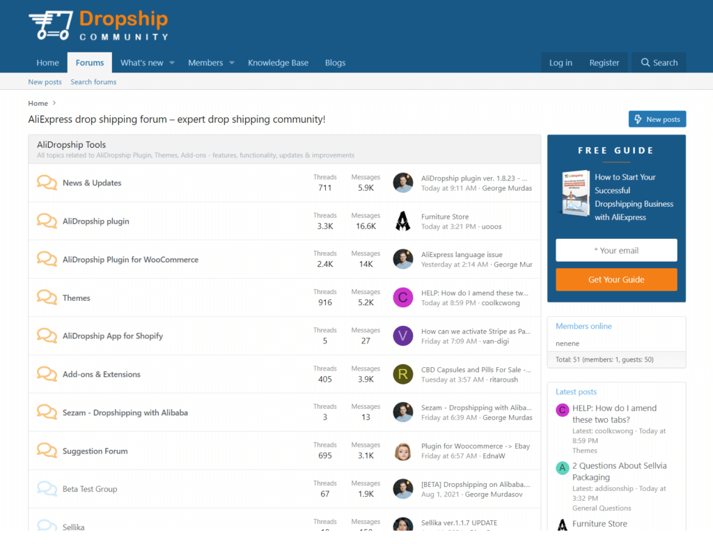 alidropship - The Top 10 Drop Shipping Forums, Discussion, and Message Boards You Must Know(Updated 2021) - Bestfulfill