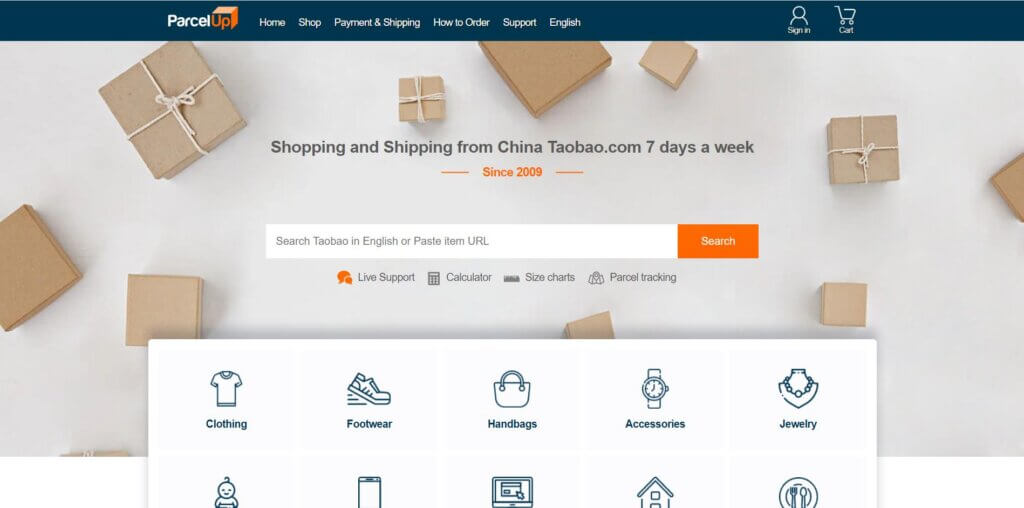 Cheapest Taobao Agents - ParcelUp