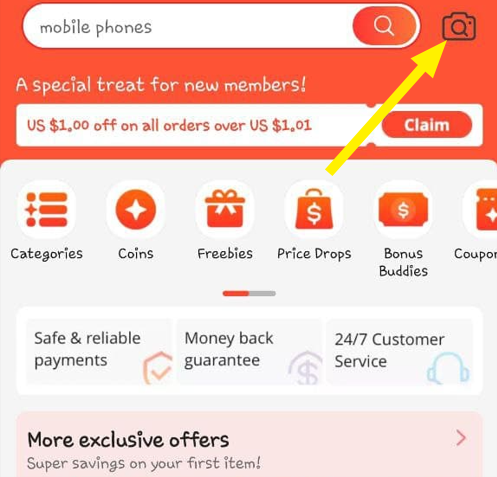 how to search on Aliexpress