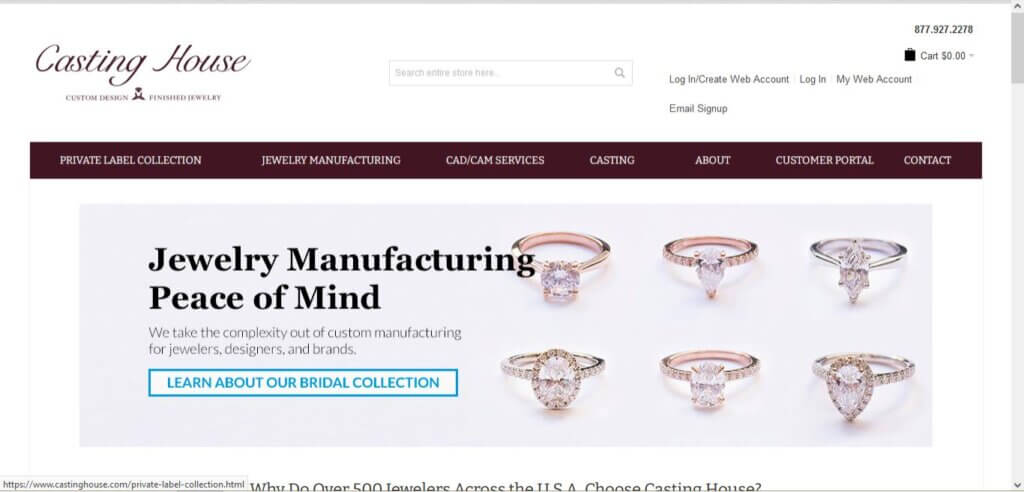 private label jewelry - Casting house