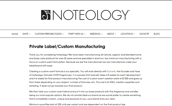Private Label perfume Companies