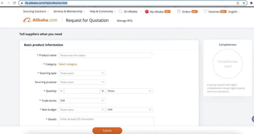 Alibaba suppliers